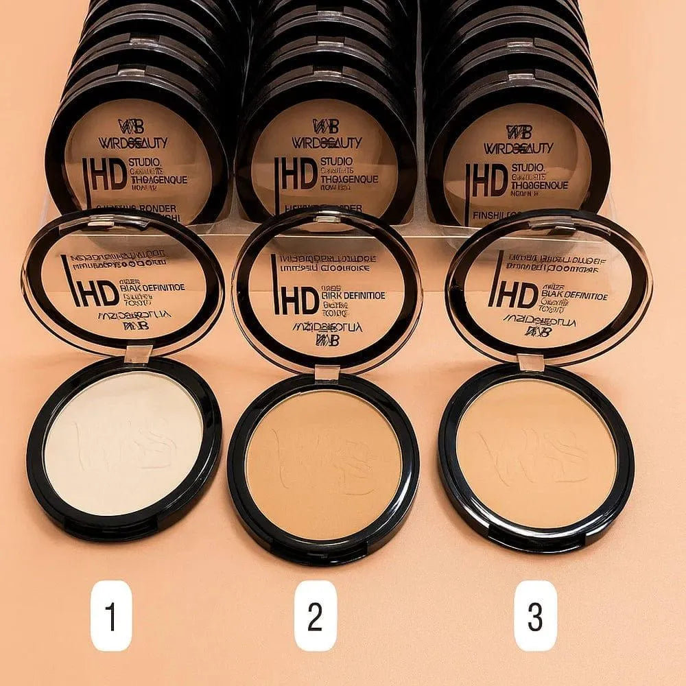 High Coverage Black Face Powder - Ultra Pigmented & Long Lasting - 100g