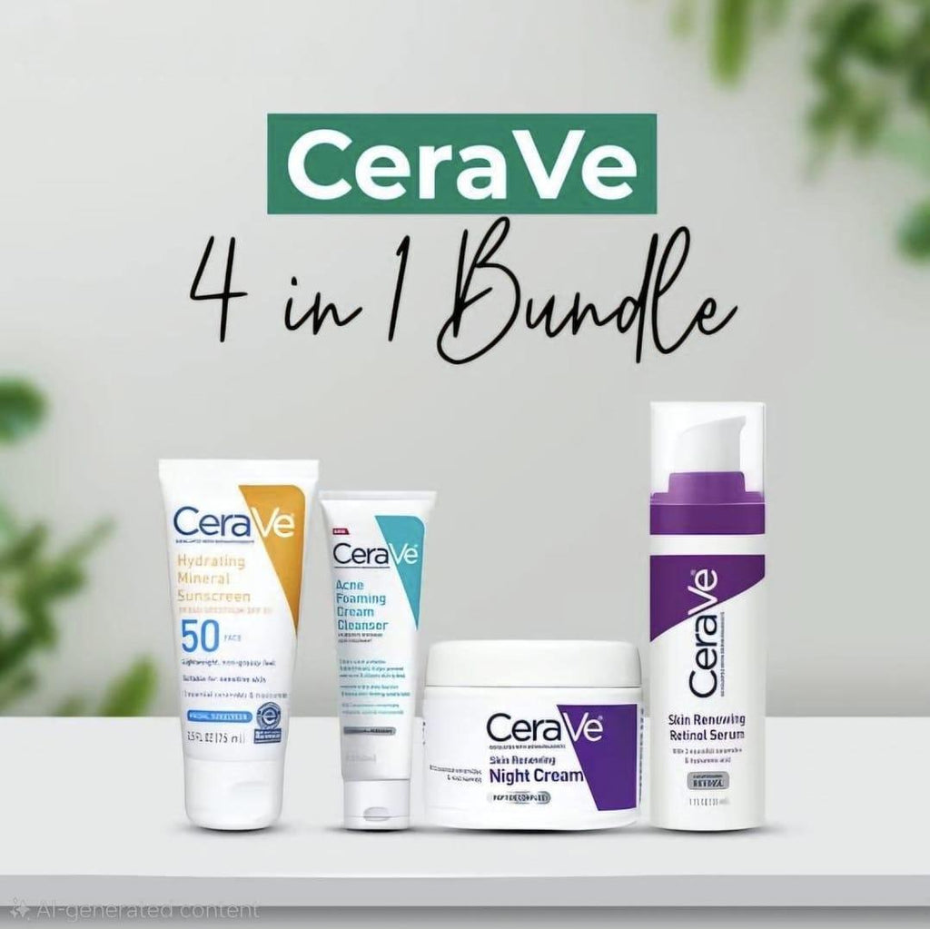 CeraVe Complete Skincare Set – 4 Essentials in One Bundle