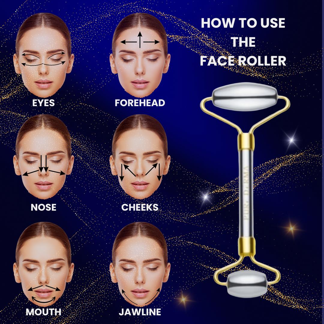 Jade Roller & Gua Sha Set for Anti-Aging