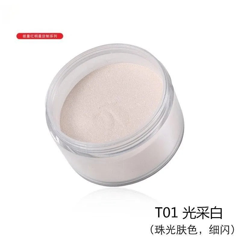 Korean 24H Flawless Finish Snail Loose Powder – High Coverage & Shiny Glow | 10g